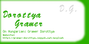 dorottya gramer business card